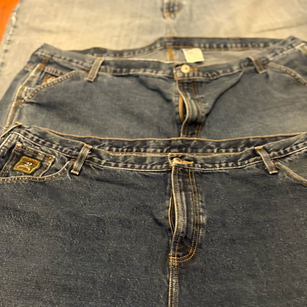 3 Pair 46 X 36 Used Cinch Relaxed Fit Jeans